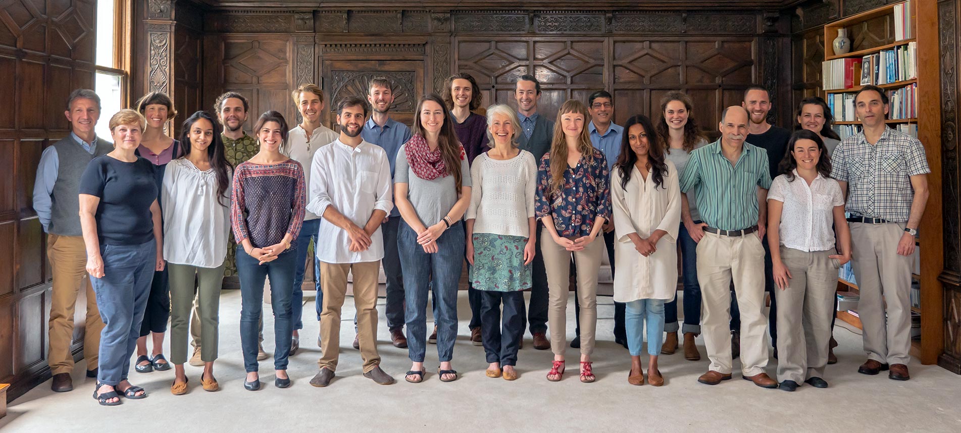 Group photo of Brockwood Park School's staff members