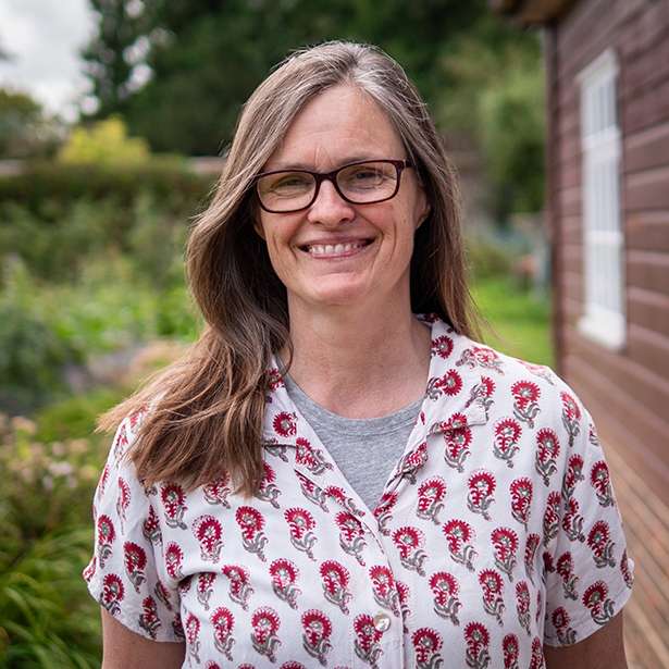 Portrait photo of GInny Cameron, Cook at Brockwood Park School