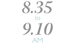 8.35 to 9.10 AM