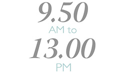 9.50 AM to 13 PM