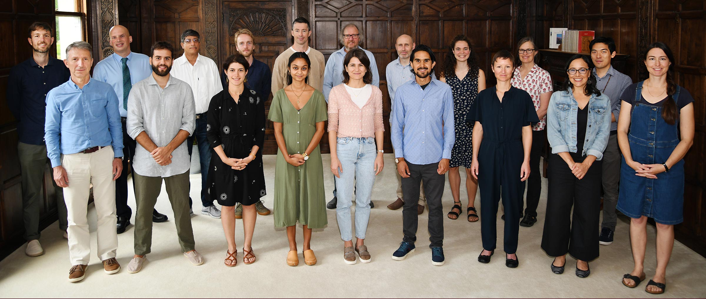 Group photo of Brockwood Park School's staff members