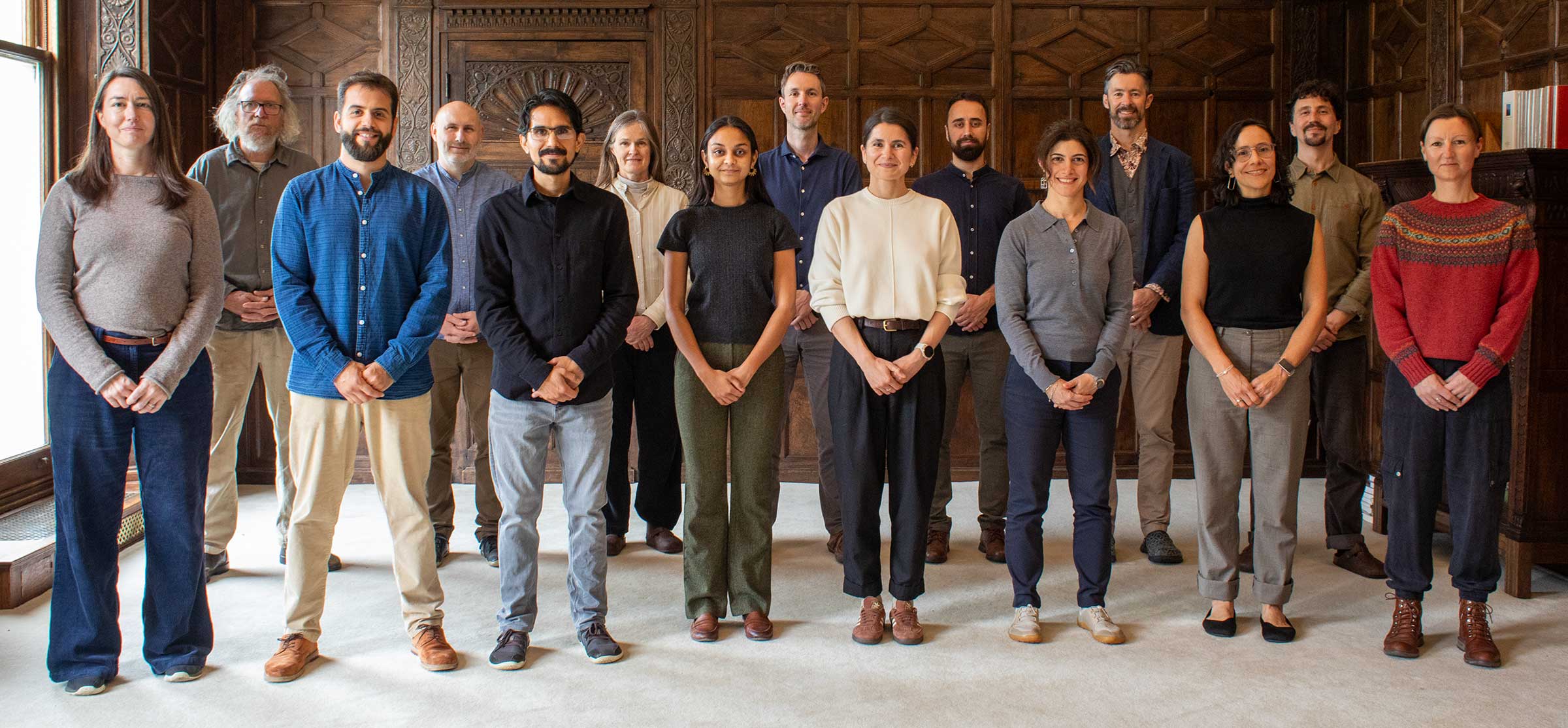 Group photo of Brockwood Park School's staff members